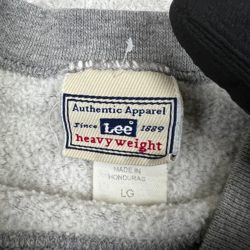 Vintage Lee Heavyweight Boxer Dog Sweatshirt Mens Large Gray Robert J May 2002 - Picture 3 of 10